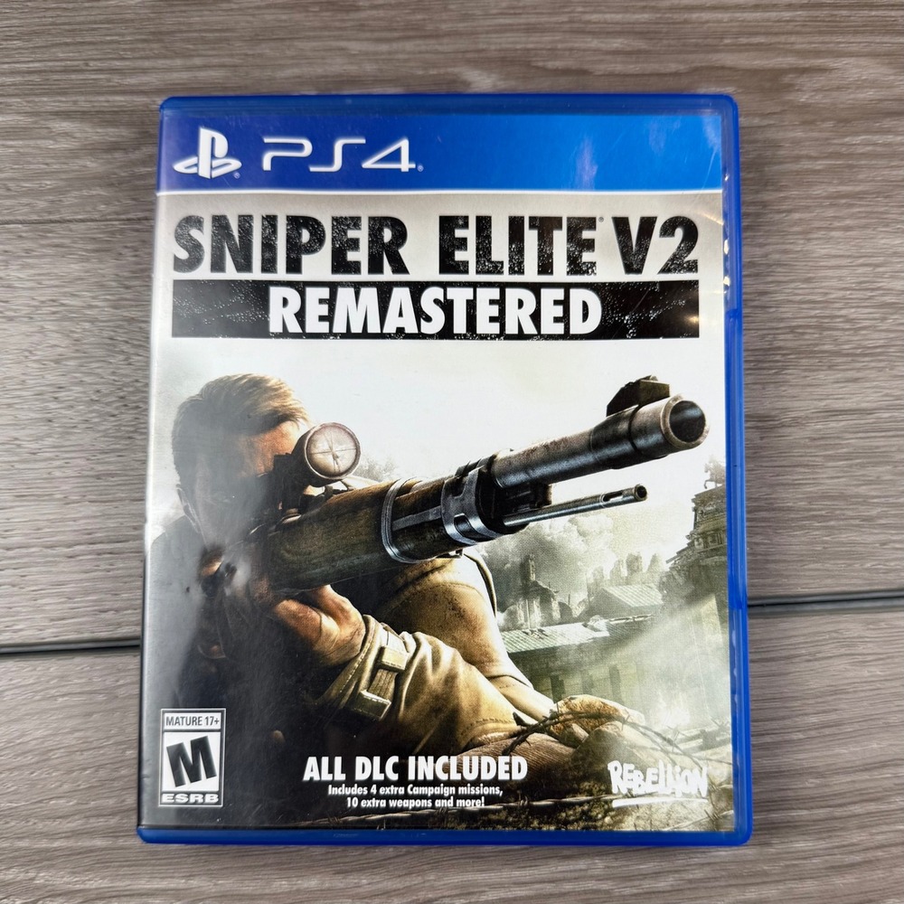 Rebellion PS4 Sniper Elite V2 Remastered DLC Included Shooter